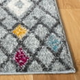 thumbnail image 3 of SAFAVIEH Amsterdam Merrick Geometric Area Rug, Grey/Light Grey, 6'7" x 6'7" Square, 3 of 8