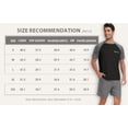 thumbnail image 4 of MINTREUS Men's Pajamas Colors Contrast Short Sleeve Round Neck 2-piece Set Men's Loose Shorts Casual Set Raglan Pajamas, 4 of 6