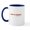 White/Navy Inside, variant on CafePress - Saint Training Mug - 11 oz Ceramic Mug - Novelty Coffee Tea Cup
