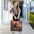 thumbnail image 5 of Water-Resistant 3-Ring Binder Organizer with Multiple Pockets Zipper Binder Bag for Office Majestic Powerful Lion, 5 of 8