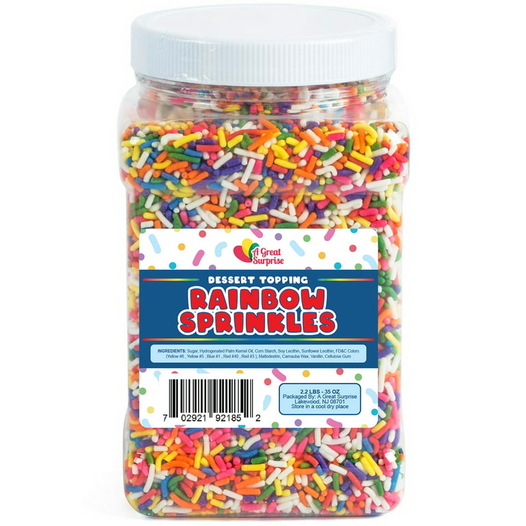 Wanderlust Bulk Patriotic Sprinkles, 2 lb Bulk Bag | Fancy Sprinkles | Fancy Sprinkles