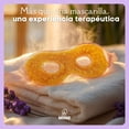 thumbnail image 3 of Antifaz de Gel Terapia Frío y Calor Diseño Glitter Oro para Ojos | Alivio de Fatiga Ocular, Dolor de Cabeza y Estrés | Máscara Relajante | Spa en Casa | Sueño y Descanso Total, 3 of 10