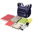 thumbnail image 3 of Women Multi Pockets Crossbody Bag Waterproof Nylon Single Shoulder Bag Travel Purses Handbags,Blue, 3 of 6