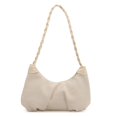 thumbnail image 1 of Bolso hombro JShteea Lujo para Mujer Color Sólido Cuero PU blanco, 1 of 7