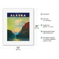 thumbnail image 2 of This is Alaska - The Alaska Line - Alaska Steamship Company - Vintage Ocean Liner Travel Poster by Sydney Laurence c.1930 - Fine Art Rolled Canvas Print 11in x 14in, 2 of 4