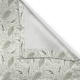thumbnail image 5 of Ambesonne Leaves Grommet Curtain, Floral Motifs Ornate, 50" x 108", Cream Sage Green, 5 of 6