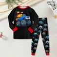 thumbnail image 2 of CAUYDY Toddler Boy Pjs Child Clothing 2T 3T 4T 5T 24Months Fall Winter Long Sleeve Top Pants 2PCS Set Baby Sleepers Little Kid Outfits for Boys Sizes 3-4 Years,Red, 2 of 9