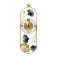 thumbnail image 2 of Reloj de pared moderno que no hace tictac, decoraciones de hojas decorativas, adorno colgante, decoración de porche para decoración de arte, pared, ba Estilo A Baoblaze Reloj de pared, 2 of 8