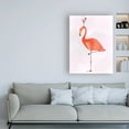 thumbnail image 3 of Trademark Fine Art 'Flamingo and Cocktail 3' Canvas Art by Fab Funky, 3 of 3