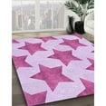 thumbnail image 2 of Ahgly Company Indoor Rectangle Patterned Blossom Pink Area Rugs, 6' x 9', 2 of 6
