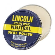 Lincoln Shoe Polish Stain Wax 2 1/8 oz - Neutral