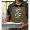 thumbnail image 4 of ThisWear Romaine Calm Lettuce Carrot On Funny Apron for Kitchen Cooking Two Pocket Apron for Women and Men Military Green, 4 of 7