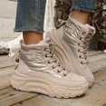 thumbnail image 2 of ibiyuan Snow Boots For Women Black Winter Boots With Thick High Top Versatile Warm Shoes,Khaki, 2 of 8