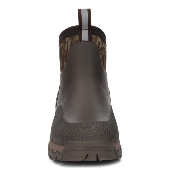 Frogg Toggs Ridge Buster 7.5” Waterproof Boots for Men, Neoprene Rubber Ankle Boots, Brown, Mossy Oak Bottomland, Size 7