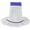 White, variant on O-C Wringer Style Replacement Mop Head with Looped Ends and Yarn Tailband, Blue