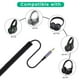 thumbnail image 2 of Cable de audio en espiral Weishan compatible con Bose QC45 negro, 2 of 7