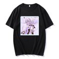 thumbnail image 2 of Camiseta algodón Anime Harajuku Ayanami Rei para hombre/Momen, camiseta de manga corta de gran tamaño, Tops de primavera y verano, 2 of 5