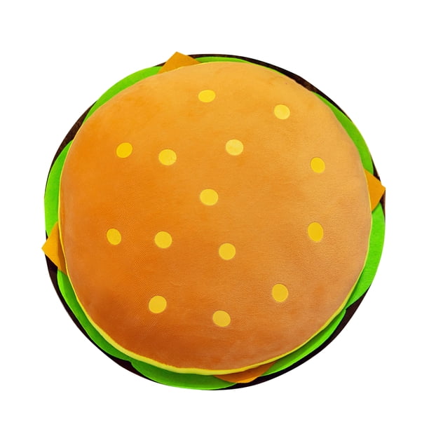 Hamburguesa Grande Muñeca De Juguete De Dibujos Animados Linda Adorable Suave Terciopelo De Algodón De Peluche Esponjoso Bebé Muñeca De Juguete Para Niños Niñas Regalo De Cumpleaños Guardurnaity FN003535-01