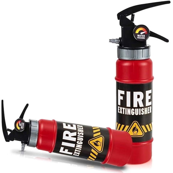 ArtCreativity Fire Extinguisher Squirter - pack of 2 Water Squirters, Fun Outdoor Toys for Kids Ages 3 