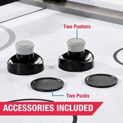60 Air Hockey Table Set with Overhead Electronic Scorer, by MD Sports