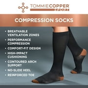 Tommie Copper Compression Socks 2 Pack, Small/Medium , Black, Unisex Sizing