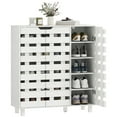 thumbnail image 1 of HOMCOM Armoire à Chaussures, Armoire de Rangement pour 20 Paires de Chaussures, Blanc, 1 of 10