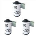thumbnail image 1 of 3X 400 Películas de Práctica para Principiantes, Kits de Estudio Fotográfico de Película para Cámara Vintage, 35 mm, 12 Hojas, Película de Cámara Negativa Asa/Iso en y Negro, 1 of 4