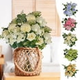 thumbnail image 1 of Ramo de flores artificiales - Decoración de boda portátil de 12,5" Flores de pared • Decoración del hogar de estilo real • Centro de mesa para fiestas, 1 of 6