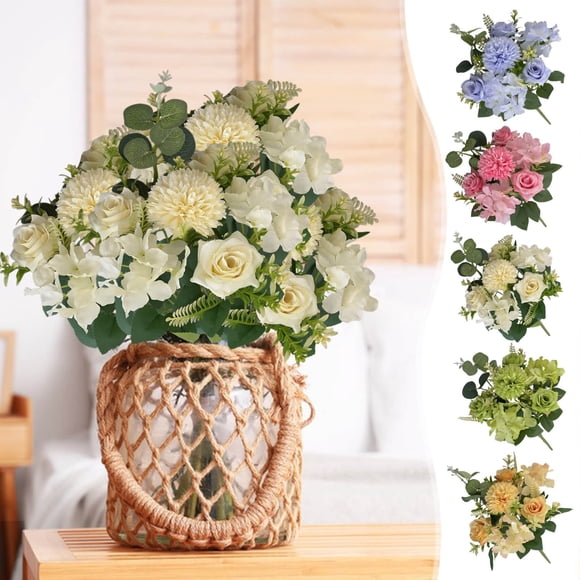 Xihbxyly Flor de Imitación, Decoración de Boda Portátil, Flor Artificial Realista, Elegante Relleno para Jarrones, Decoración para Fiestas y Hogar, Oficina y Jardín, Tamaño 32 Cm