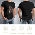thumbnail image 5 of Knights Templar Sprightly Men's Cotton Short Sleeve HD Print Tee for Casual T-Shirt Crew Neck Top Black S, 5 of 7