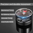 thumbnail image 4 of Stainless Steel Mechanical Timer Student Time Management Reminder Kitchen Countdown Timer Portable Mechanical Timer, 4 of 8