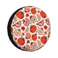 thumbnail image 1 of Lsque Hand Drawn Tomatoes Pattern Tire Covers - Tough Tire Wheel Protector for Truck, SUV, Trailer, Camper, RV-15 inch, 1 of 6
