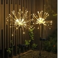 thumbnail image 1 of Luces solares para jardín NiniTe LIGHTS, 120 LED, paquete de 2, color blanco cálido, 1 of 5