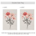 thumbnail image 4 of Yayeee Garden Flag 12" x 18" Double Sided Outdoor Yard Lawn Holiday Decorations, Pink Flower, 4 of 6
