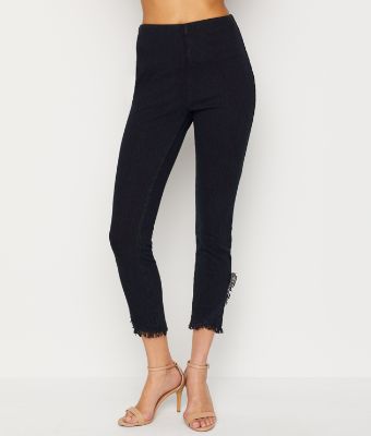 Tulip Hem Denim Leggings Style-2210 
