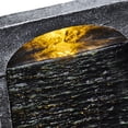 thumbnail image 6 of Teamson Home 38.58" Curved Waterfall Fountain with LED, 6 of 11