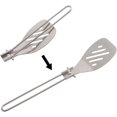 thumbnail image 3 of 1 Uds vajilla de acero inoxidable para exteriores utensilio de cocina plegable utensilios de cocina portátiles cubiertos de Camping para senderismo, cocina oso de fresa Electrónica, 3 of 5