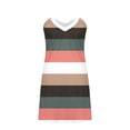 thumbnail image 6 of gakvbuo Summer Tank Dress For Women Mini Dress Pleated V-Neck Sleeveless Sundress T-Shirt A-Line Dress Beach Short Dress, 6 of 6