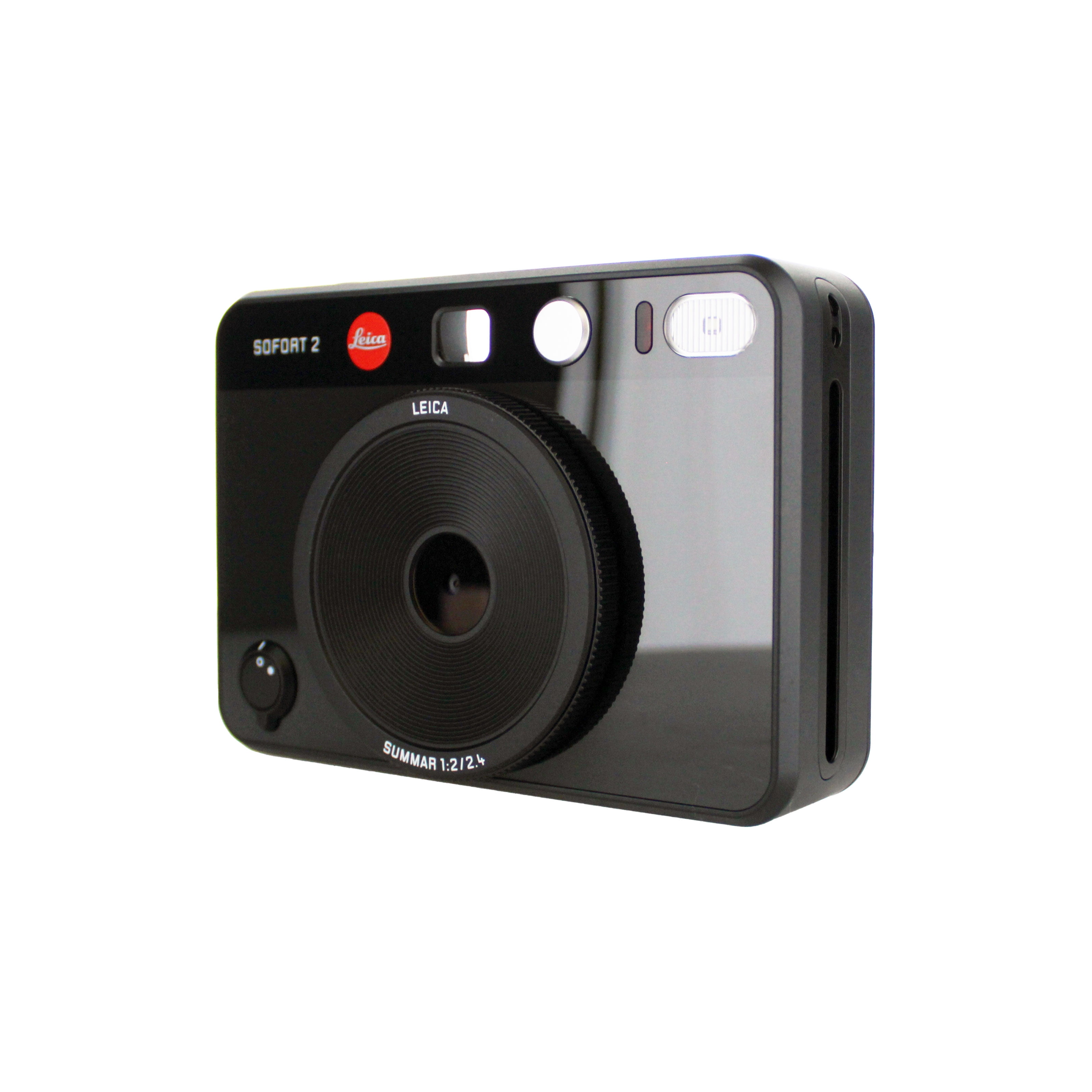 Leica Sofort 2 Digital and Instant Photo Camera with LCD Display, Two Shutter Releases, 10 Lens Effects, and Leica FOTOS App Support (Black)