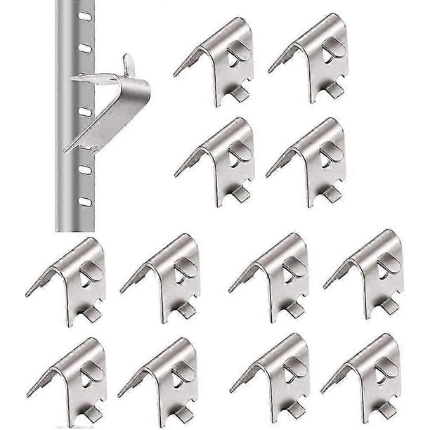 10Pcs Freezer Shelf Clip Stainless Steel Fridge Shelf Support Commercial Refrigerator Shelf Clips