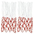 thumbnail image 1 of Unique Bargains 17.7' 3.5mm Polyester Basketball Hoop Rim Net Replacement, White Red 2 Pack, 1 of 6