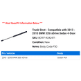 thumbnail image 2 of Trunk Strut - Compatible with 2013 - 2015 BMW 335i xDrive Sedan 4-Door 2014, 2 of 2