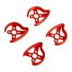 thumbnail image 4 of 4 Piezas de protección de cubierta de plástico de motor de drone Baoblaze Rojo, 4 of 7