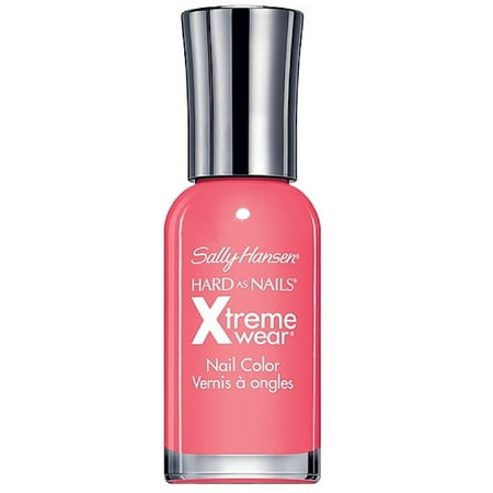 Sally Hansen Hard as Nails Xtreme Wear Nail Color, Coral Reef 0.40 oz (Pack of (Best Hard Wearing Nail Varnish)