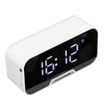 thumbnail image 2 of Altavoz Bluetooth portátil, D-88 Reloj Bluetooth multifuncional Reloj espejo Altavoz inalámbrico Bluetooth Reloj despertador LED Bluetooth Experiencia incomparable, 2 of 12