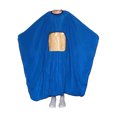 thumbnail image 1 of Capa de peluquero - Capa grande impermeable para cortar el cabello - Capas para peluquería con ventana transparente, con cierre a presión ajustable, para uso en peluquería y hogar y para regalar Azul, 1 of 5