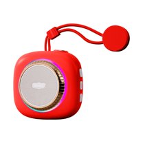 Lzobxe Portable Bluetooth Speakers Bluetooth 5.3 Wireless Audio Mini Camera Design LED Ambient Light Suction Cup Adsorption Surround Sound Quality Bluetooth Audio