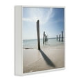 thumbnail image 4 of Stupell Industries Eight Beach Posts Coastal Photography White Framed Art Print Wall Art, 24 x 24, 4 of 10