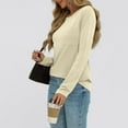 thumbnail image 4 of AherBiu Womens Long Sleeve Tops Crewneck T Shirts Basic Plain Tees Fall Casual Tunic Top Blouse, 4 of 6