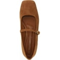 thumbnail image 4 of Franco Sarto Womens Tinsley Mary Jane Flat Saddle Tan Suede 7.5W, 4 of 5
